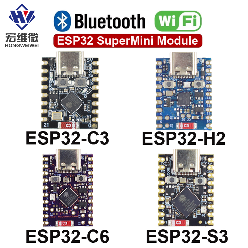 Olimex Esp32 - Single-Core SuperMini ESP32-S3 ESP32-C3 ESP32-H2 ESP32-C6