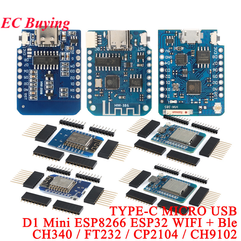 D1 Mini Pro - STM32F303CBT6 LQFP-48 STM32F303 STM32 F303CBT6 LQFP48