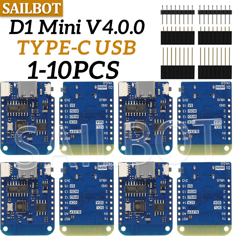 Wemos D1 - 1-10PCS WeMos D1 Mini ESP8266 WIFI
