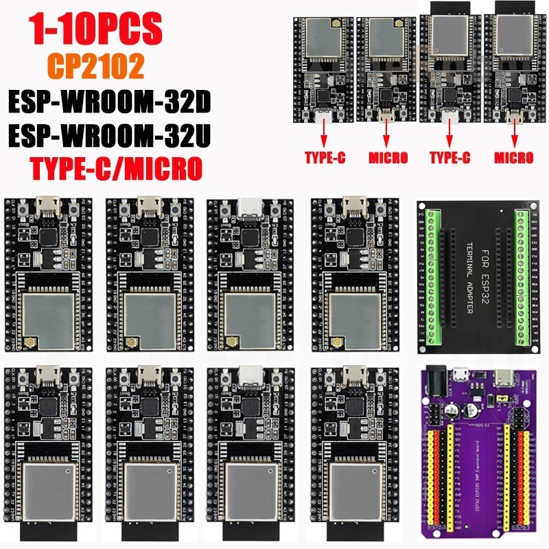 Devkitc - 1-10PCS ESP32-DevKitC core board TYPE-C/MICRO ESP32
