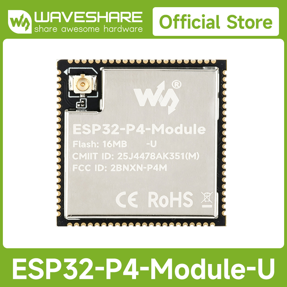 Waveshare Esp32 - Waveshare ESP32-P4-Module Core Board, Supports 2.4GHz