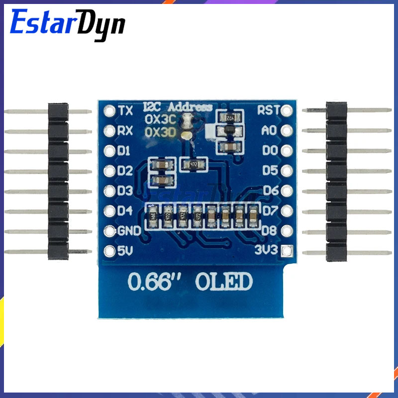 0.66 inch OLED LED LCD Dispaly - đánh giá và giá Wemos D1