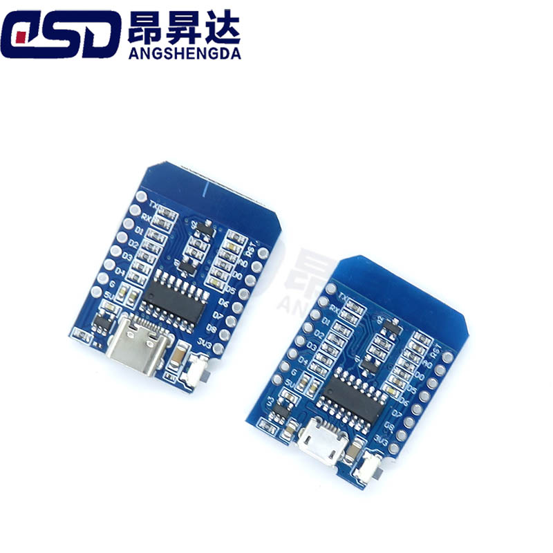 Wemos D1 Mini TYPE-C/MICRO USB - đánh giá và giá Nodemcuv2