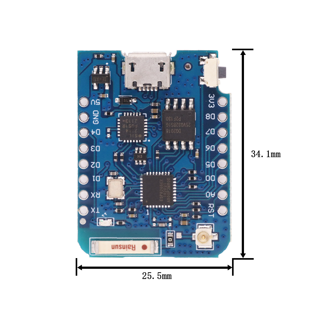 WeMos D1 Mini Pro V3.0 NodeMcu - đánh giá và giá D1 Mini Pro