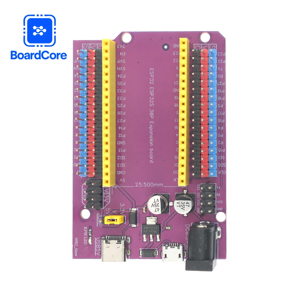 ESP32S 38Pin Expansion Board M - đánh giá và giá Nodemcu 32S