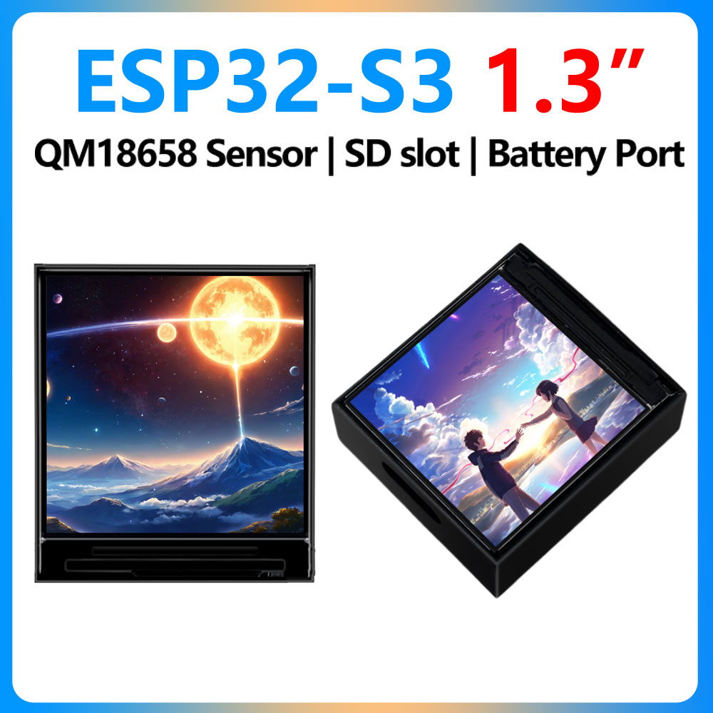 Waveshare ESP32-S3 1.3inch LCD - đánh giá và giá Lolin S3