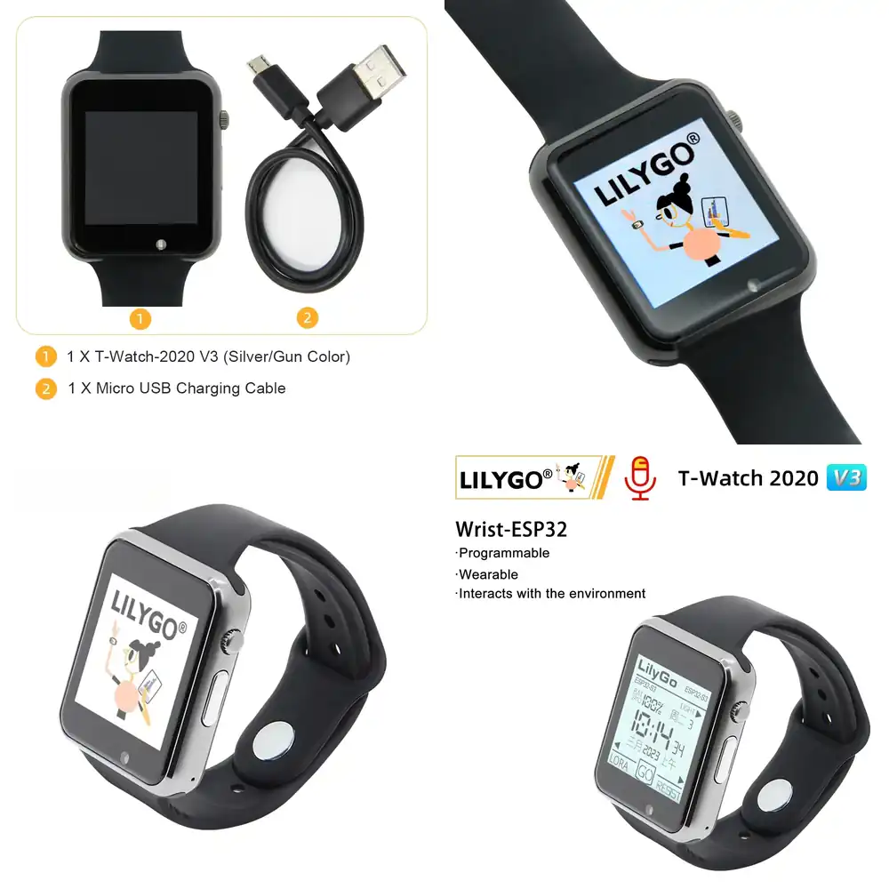 LILYGO TTGO T-Watch 2020 V3 47 - đánh giá và giá Ttgo T Watch