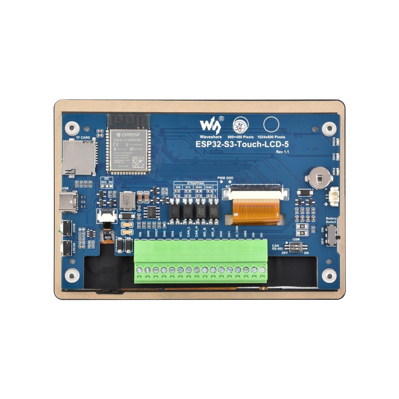 Waveshare ESP32-S3-Touch-LCD-5 - đánh giá và giá Waveshare Esp32