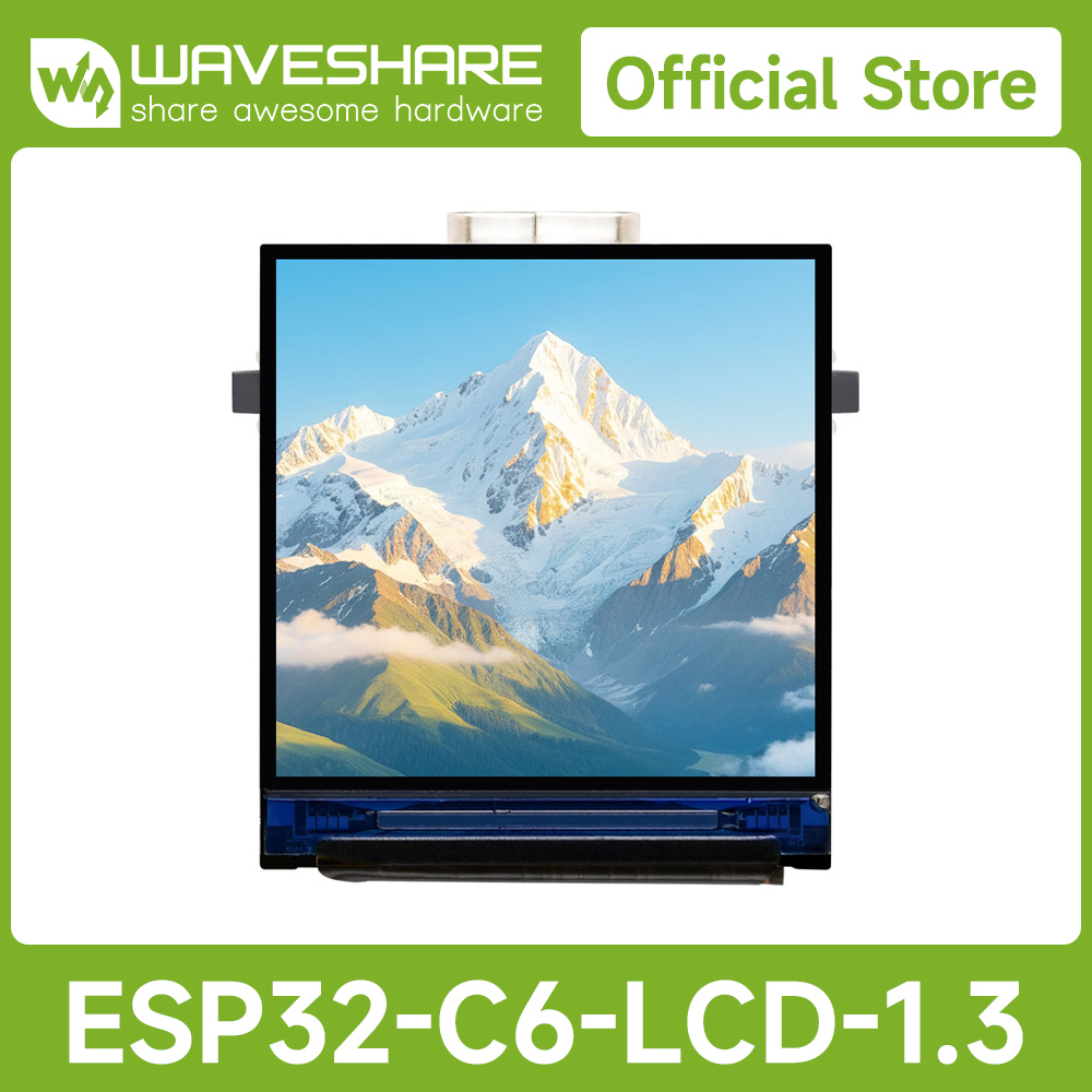 Waveshare ESP32-C6 1.3-inch LC - đánh giá và giá Waveshare Esp32
