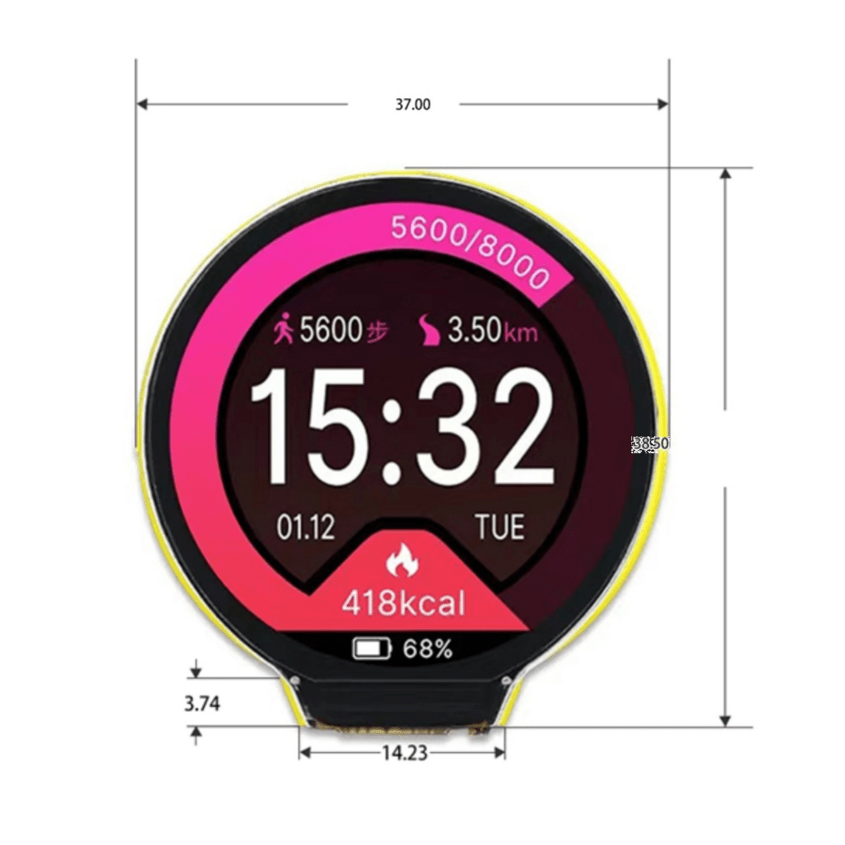 ESP32-C3 1.28 Inch Round Displ - đánh giá và giá Ttgo T Watch