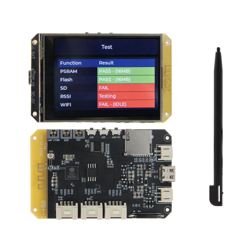 TTGO T-HMI ESP32-S3 Developmen - đánh giá và giá Ttgo Tdisplay