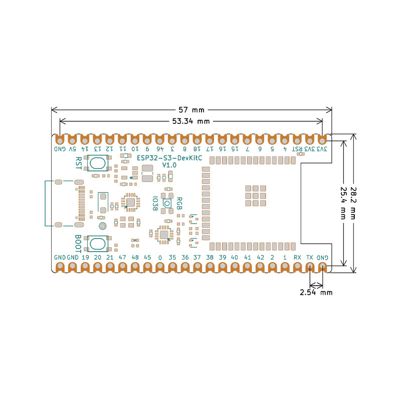 ESP32 S3 Core Board Developmen - đánh giá và giá Esp32 S3 Devkitc 1