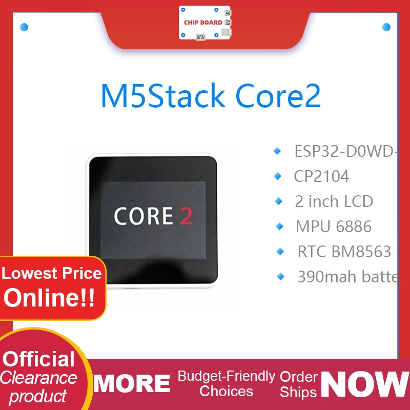 M5Stack Core2 ESP32 IoT Dev Ki - đánh giá và giá M5Stack Core2
