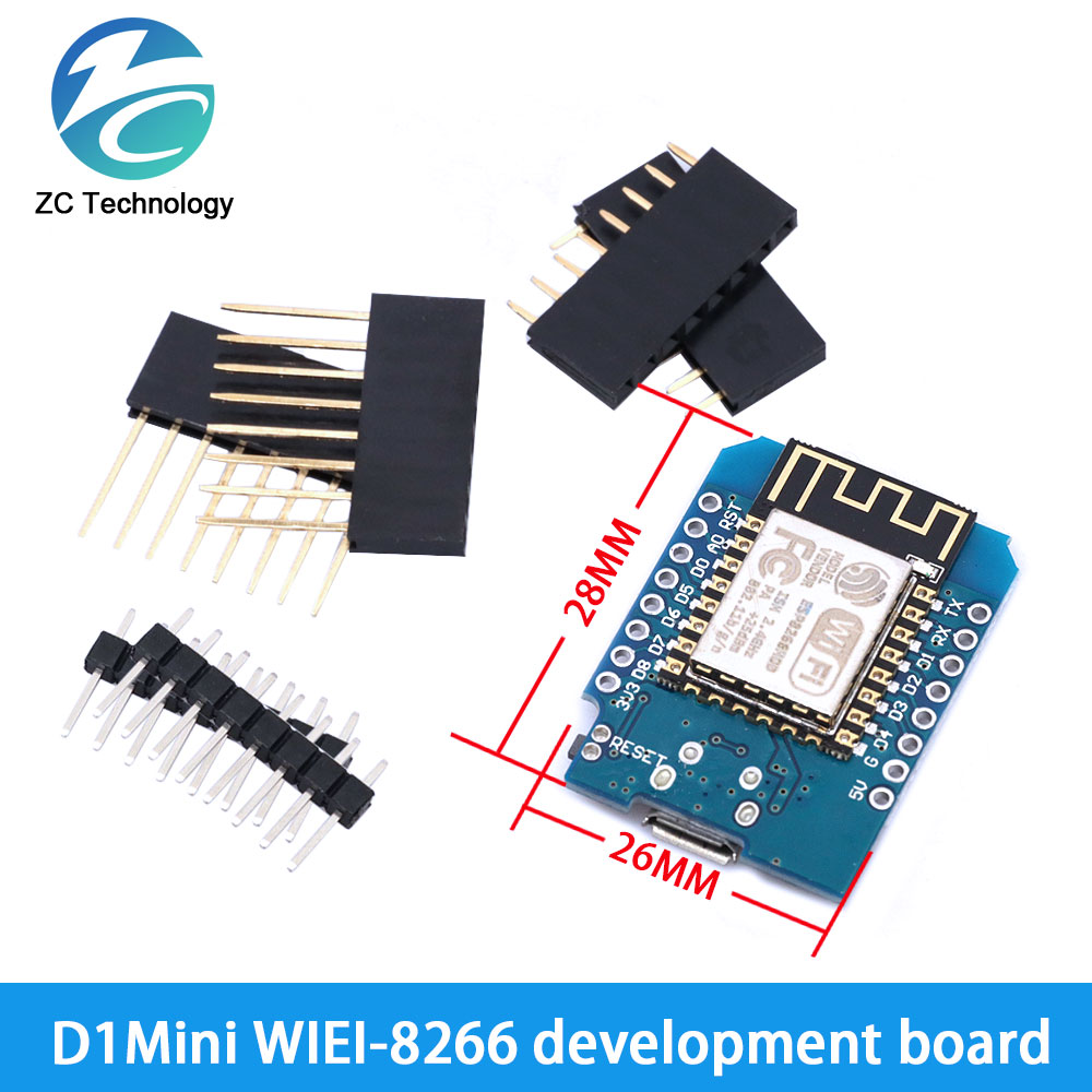 D1 Mini ESP8266 ESP-12F CH340G - đánh giá và giá Wemos D1