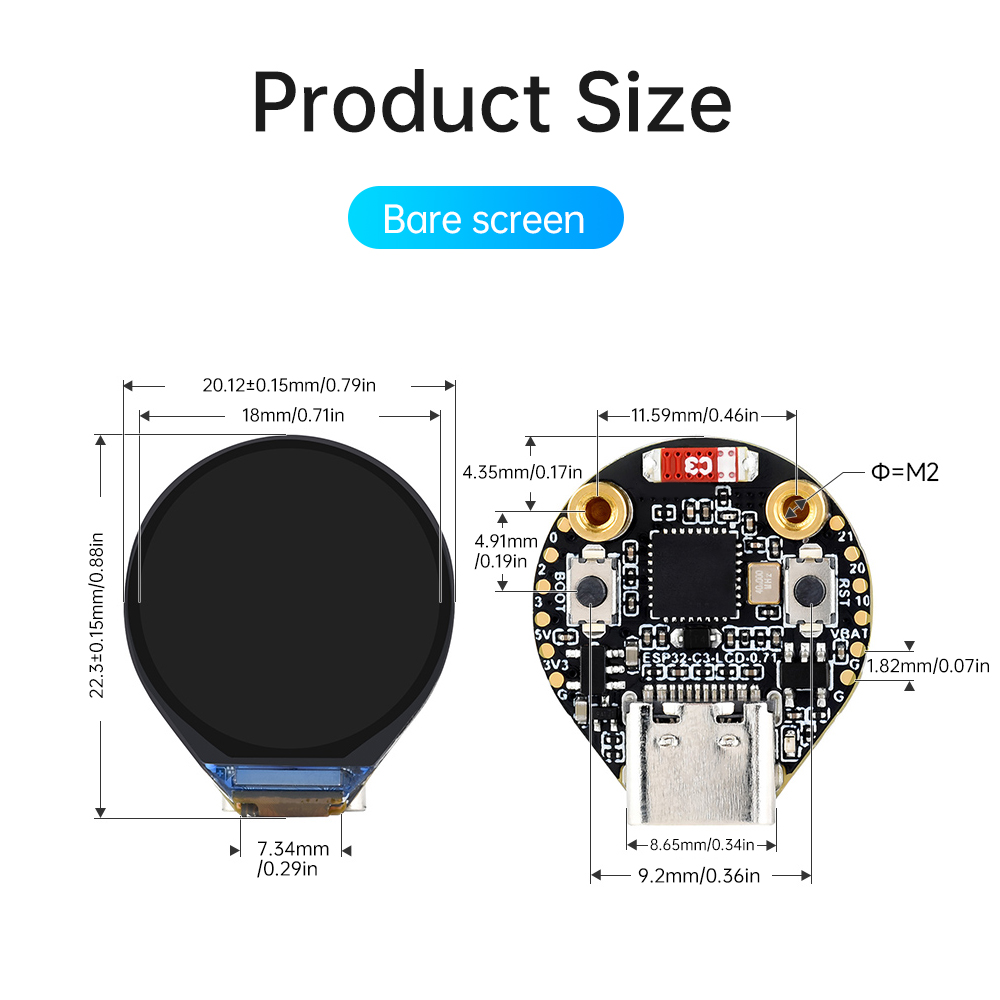ESP32-C3 IoT Development Board - đánh giá và giá Ttgo T Watch