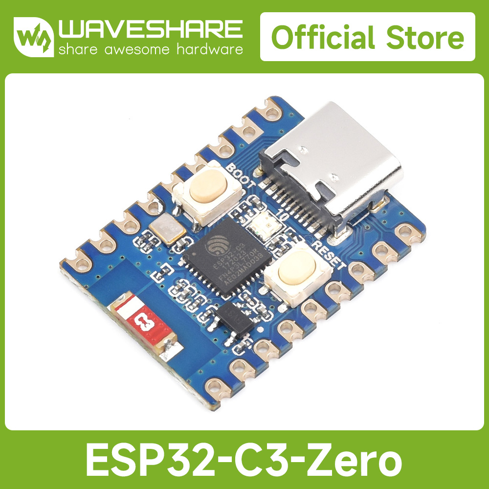 Waveshare ESP32-C3 Zero Mini D - đánh giá và giá Waveshare Esp32