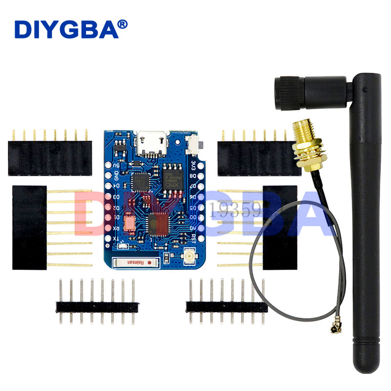 WEMOS D1 Mini Pro 4M 16M Bytes - đánh giá và giá Nodemcuv2