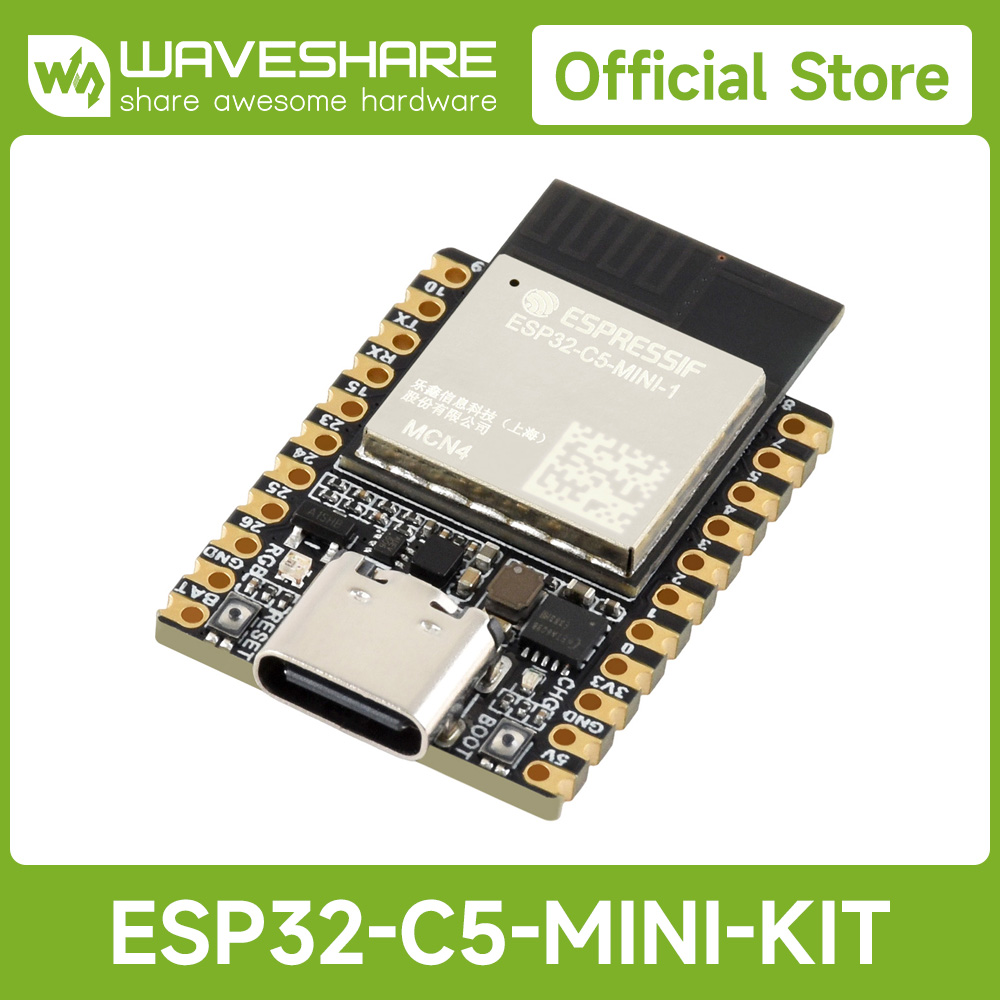 Waveshare ESP32-C5 Mini Dual-b - đánh giá và giá Waveshare Esp32