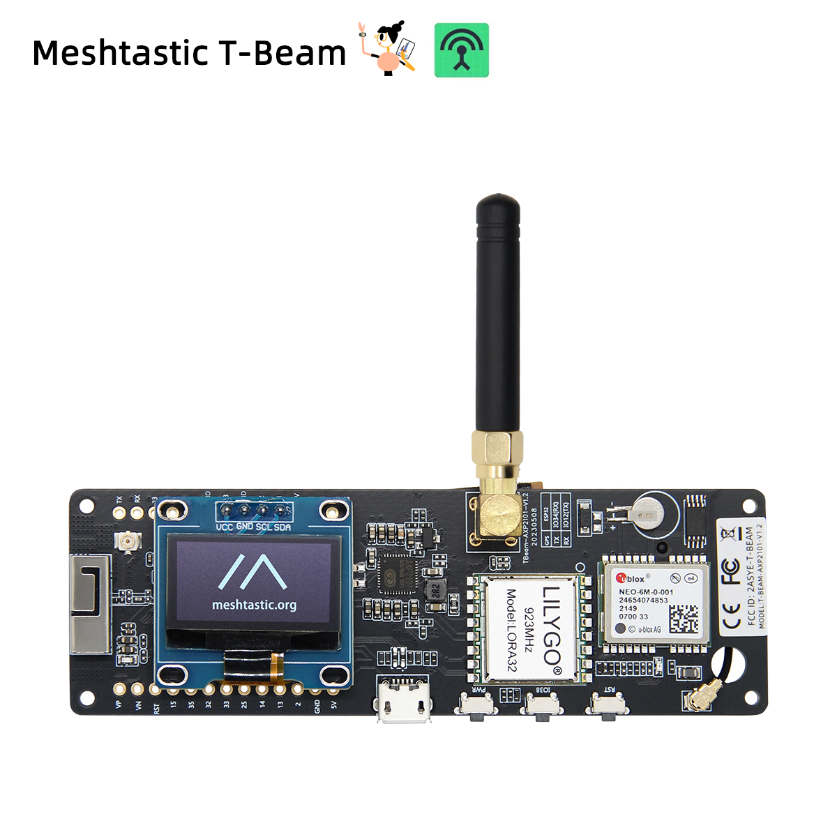 LILYGO® TTGO Meshtastic T-Beam - đánh giá và giá Ttgo Tdisplay