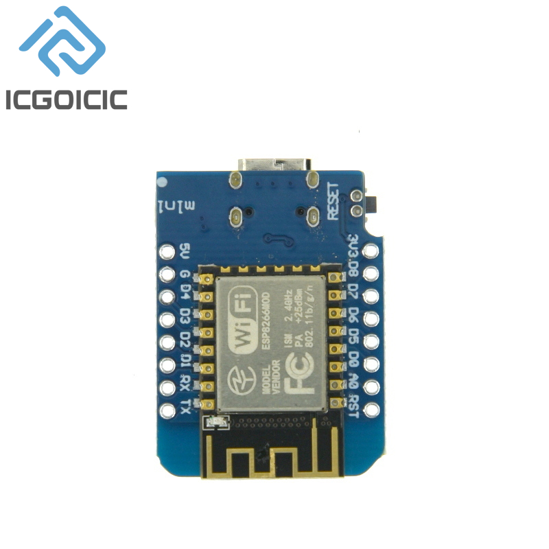 D1 Mini-Mini NodeMcu 4M Bytes  - đánh giá và giá Wemos D1