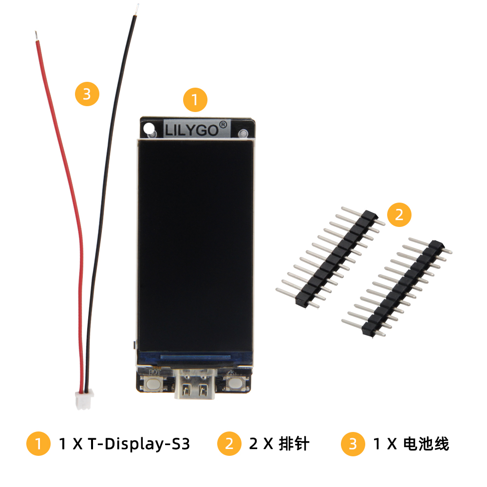 LILYGO T-Display-S3 1.9-Inch L - đánh giá và giá Lolin S3