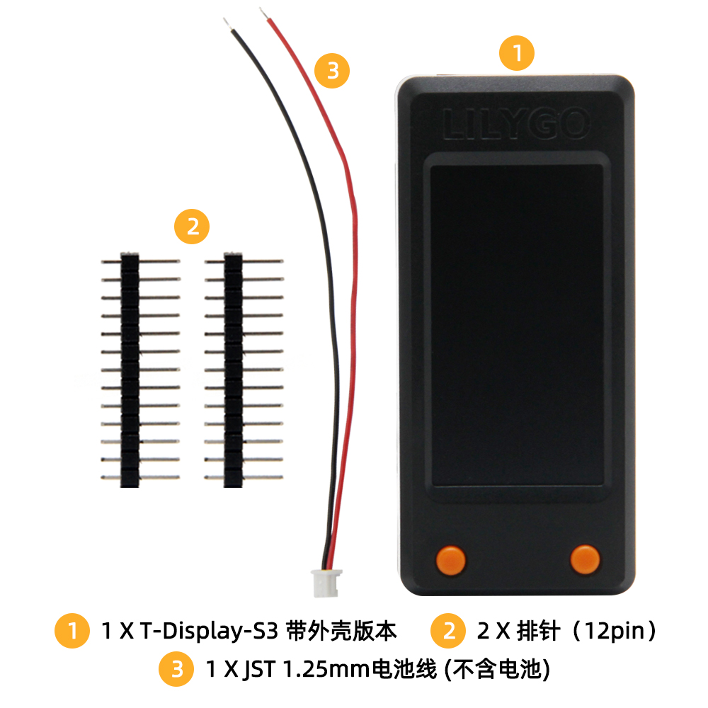 LILYGO T-Display-S3 1.9-Inch L - đánh giá và giá Lolin S3