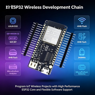 Wemos LOLIN D32 V1.0.0 ESP32 B - đánh giá và giá Lolin D32