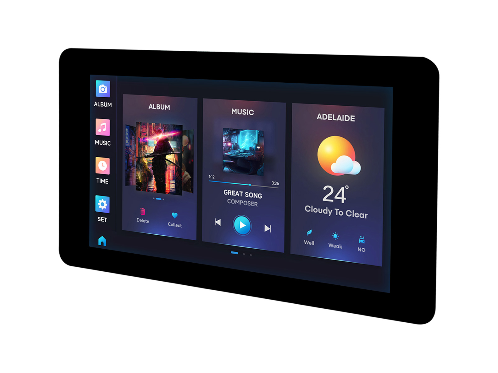 Waveshare ESP32-S3 7inch Capac - đánh giá và giá Lolin S3
